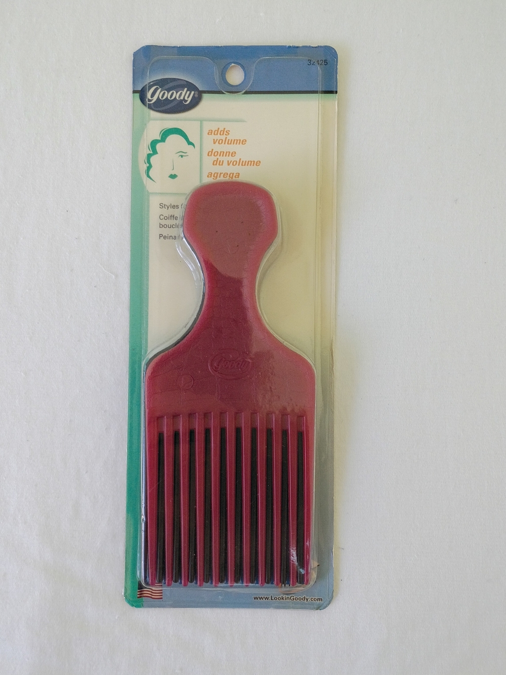 Goody Multi Pack Hair Pick Comb for Volume and Lift 32425 Three Picks NOS USA